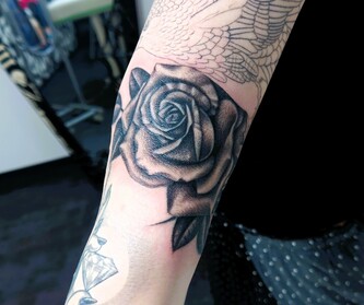 薔薇|腕　バラ　薔薇　rose