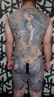 九紋龍史進|背中一面　バックピース　九紋龍史進　龍　ドラゴン　dragon